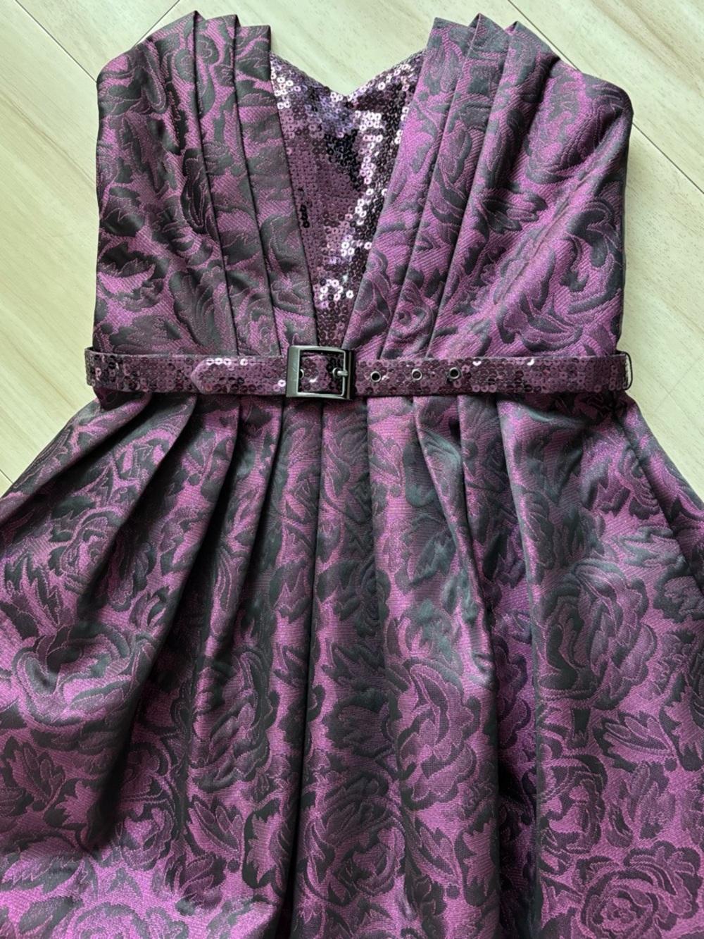 Betsey Johnson Whimsigoth Brocade Strapless Dress - Size 2 - New Condition - Picture 3 of 4